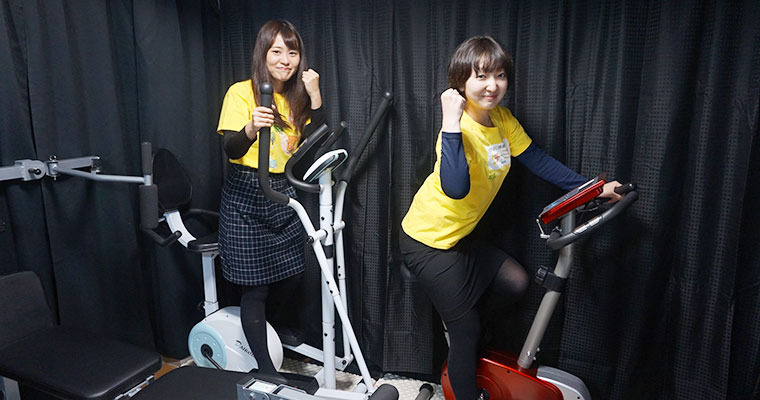 入居者はジムを使い放題です