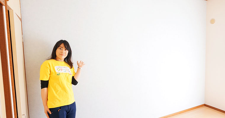 壁紙を貼る前の状態