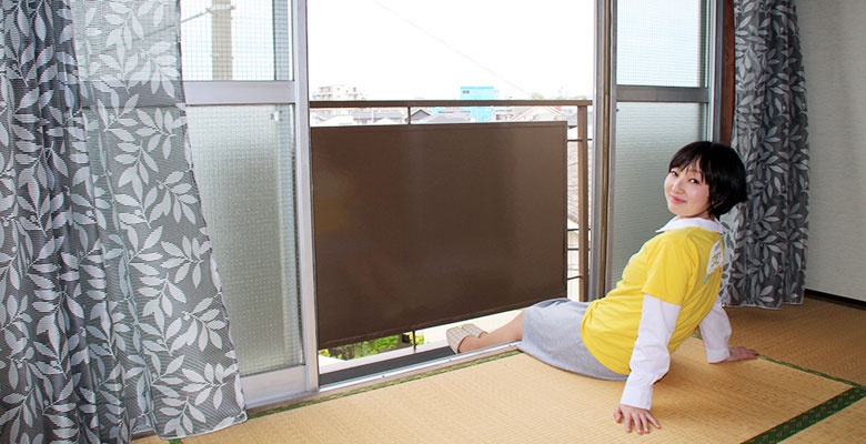 和室から外の眺めが気持ちいい