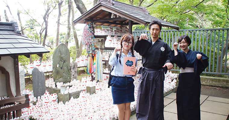 豪徳寺の招き猫