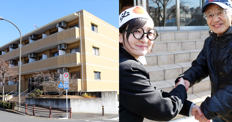 左：キャッスルヒルズ　右：城所オーナー